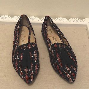 Sole Society Plaid With Tassels, So-Hadley, Woman’s Size 8 1/2